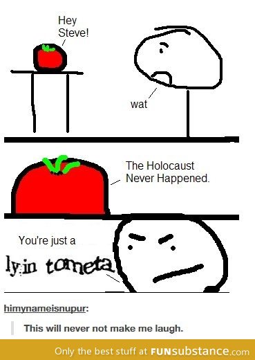 Lying tomato