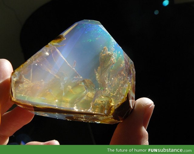 Ethiopian welo opal new gem found looks like the ocean in rock