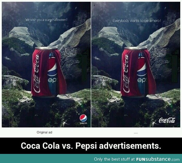 Pepsi and Coca Cola ad war