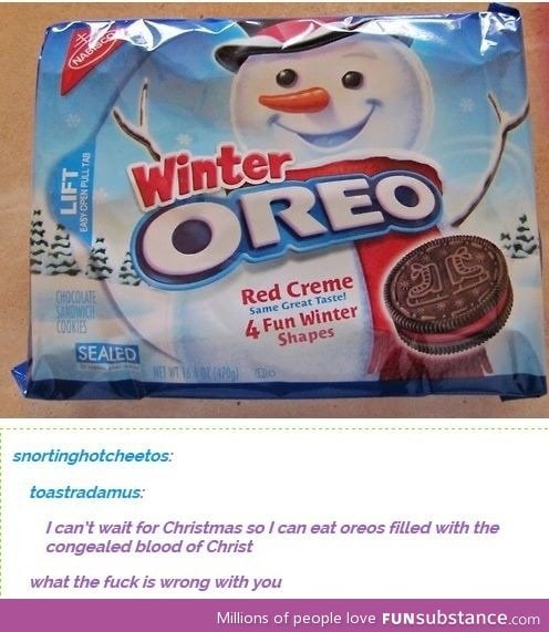 Don't let the Oreos guy see this