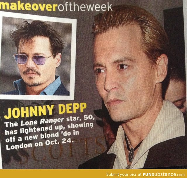 Johnny Depp shaves his beard and loses his immortality