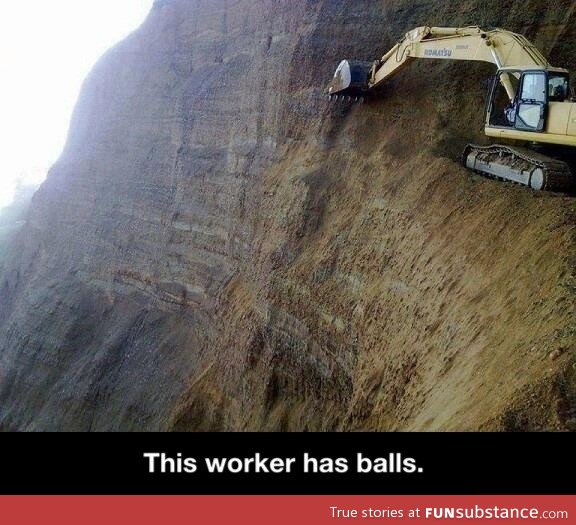 Brave worker