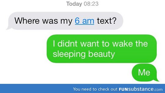 6am text
