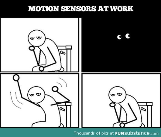 Motion sensor lights
