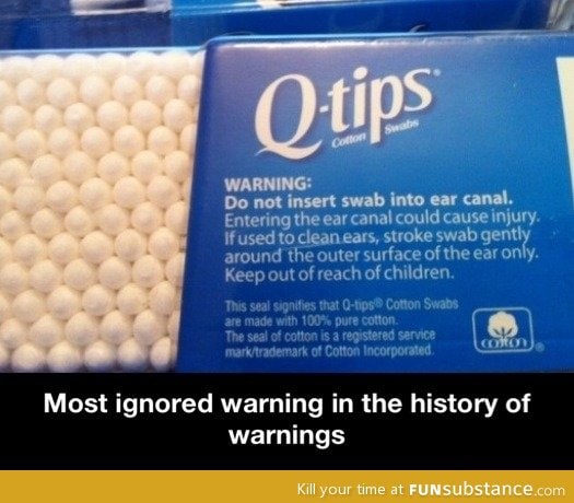 Most ignored warning