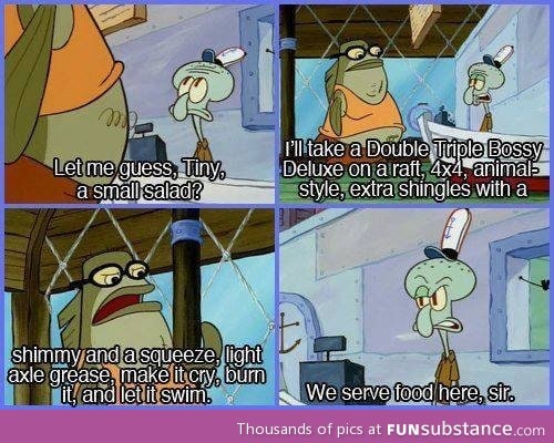 We Miss This Squidward