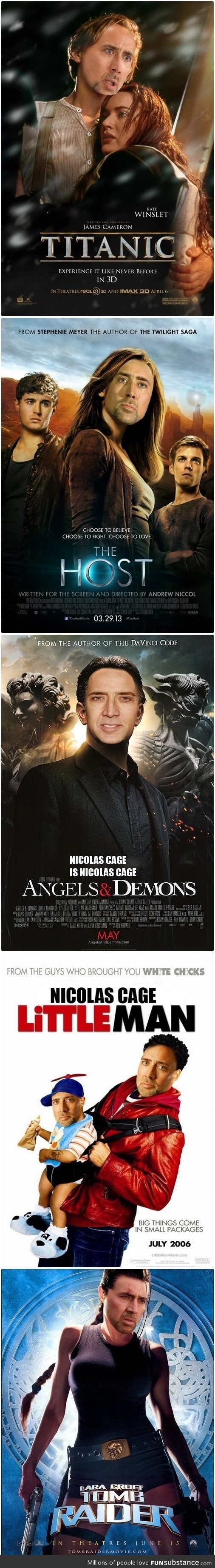 Nicholas Cage can be anything
