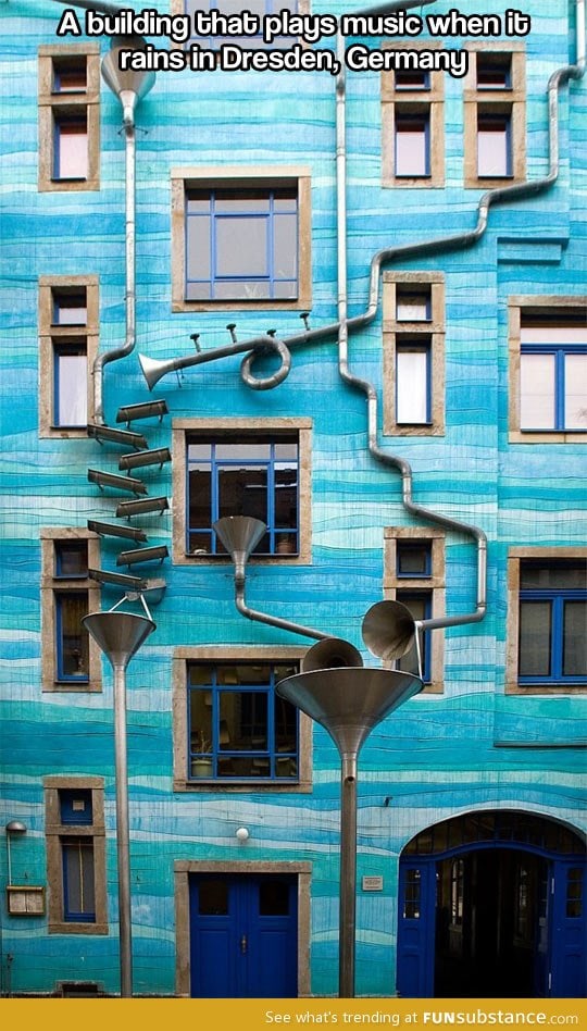 A building that plays music