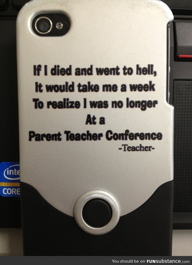 My teacher's iphone case