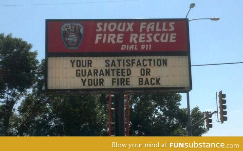 Firefighters with a sense of humor