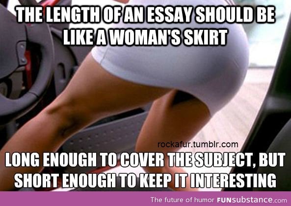 Length of a skirt essay