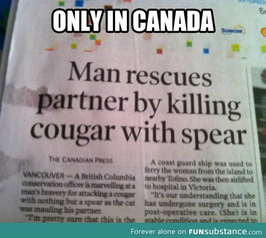 Typical canadian news…