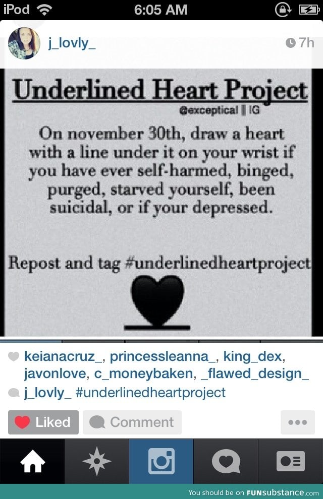 Underlined Heart