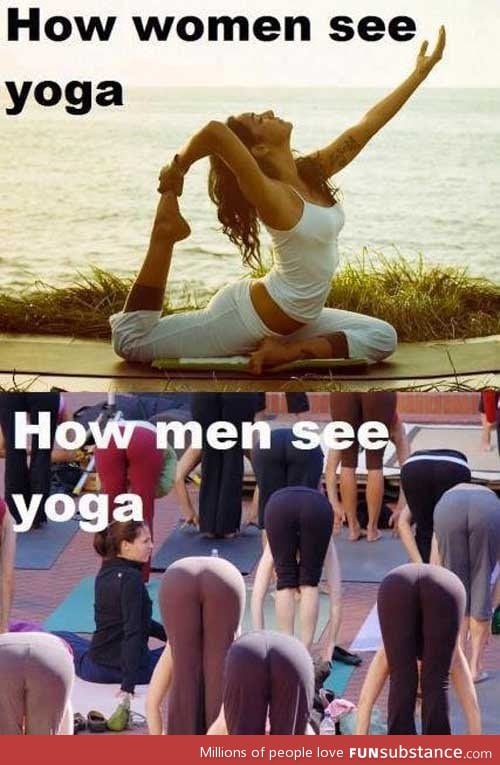 Yoga has different views