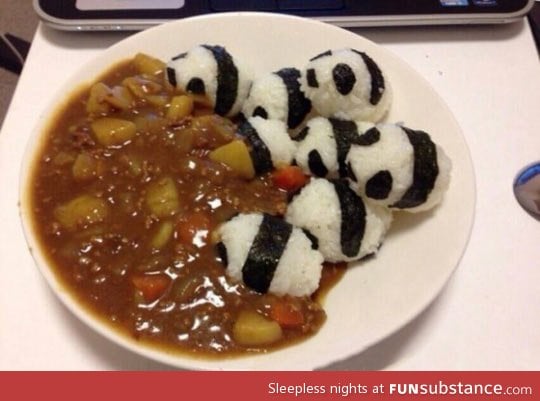 Panda curry bum-rush