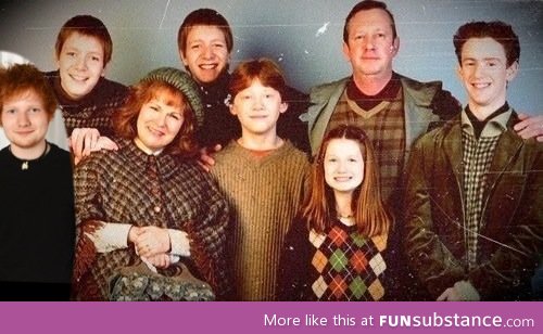 Weasley family picture. Oh