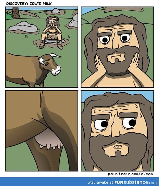 How cow's milk was discovered
