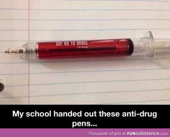 Anti-drug pen