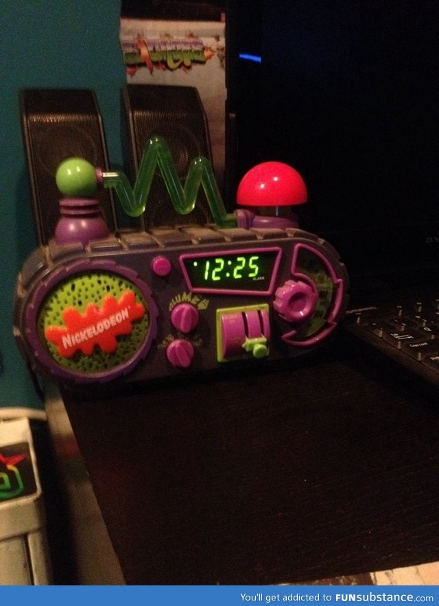 I still have the coolest alarm clock on the block
