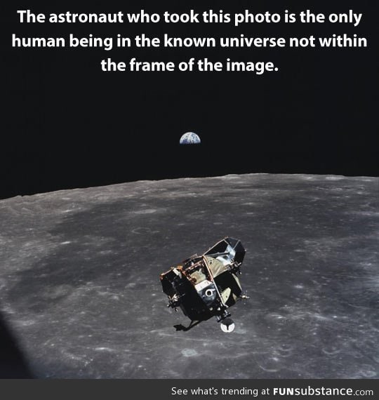 The only human who is not in the picture…
