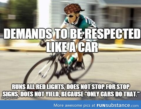 Drivers and pedestrians hate each other but everyone hates the cyclist