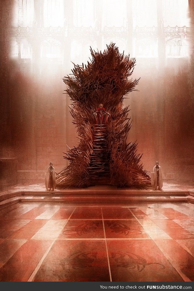 The iron throne as g.R.R.M. Envisioned it