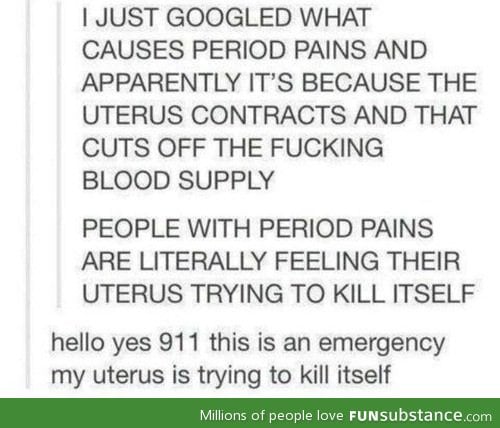 Uterus suicide