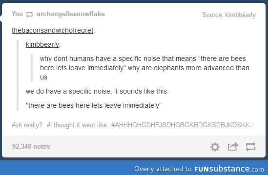 Human specific noise