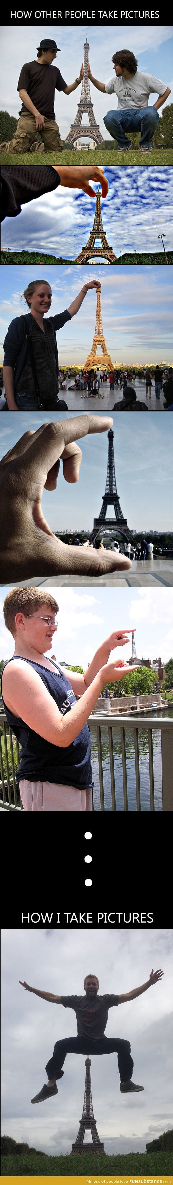 Playing with eiffel tower