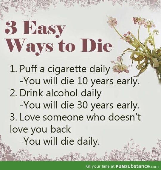 3 Easiest ways to die