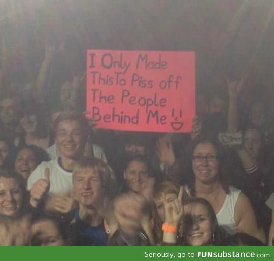 Meanwhile at the concert