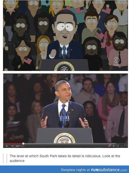 Southpark is accurate