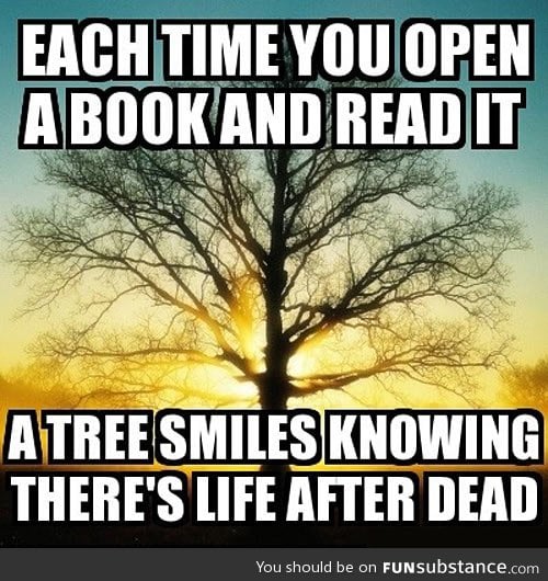 Each time you open a book