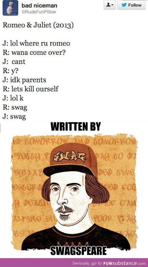 Romeo and Juliet rewritten
