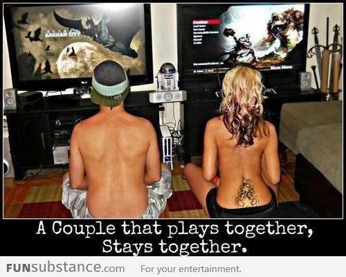 Couples that play together, stay together