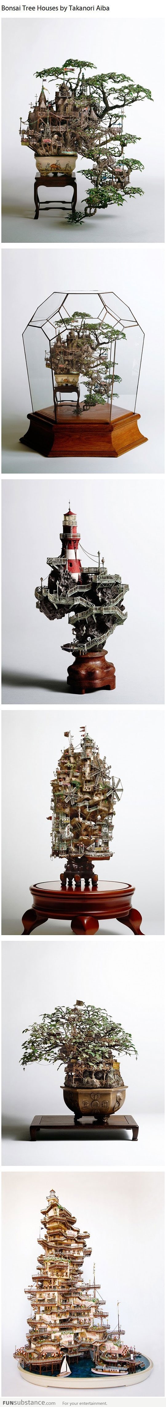 Bonsai Tree Houses by Takanori Aiba