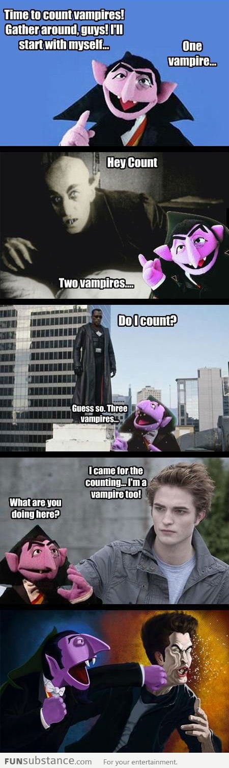 Time to count vampires