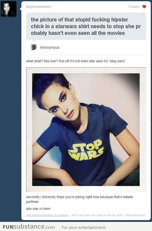 That Star Wars hipster chick