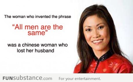 The Woman who invented this phrase