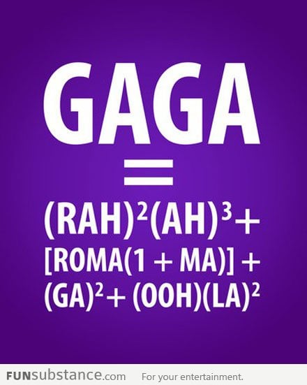 Bad Romance Equation