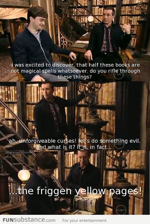 The books in Harry Potter