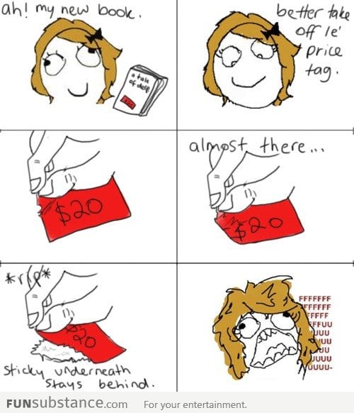 Scumbag price tag stickers