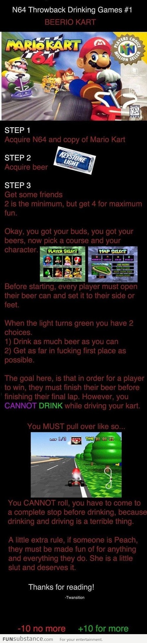 N64 Drinking Game!