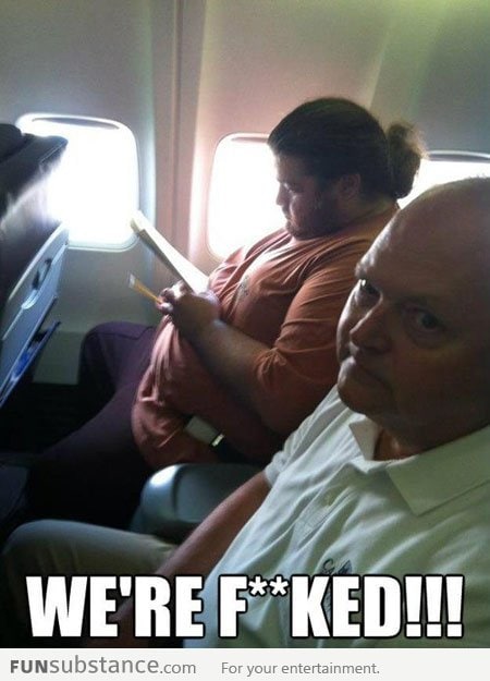 That moment when you see Hurley in your flight