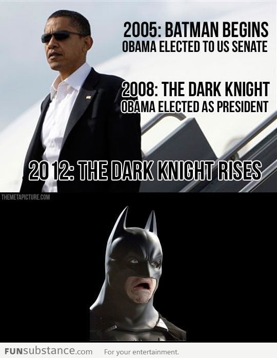 This gives a whole new meaning to The Dark Knight Trilogy