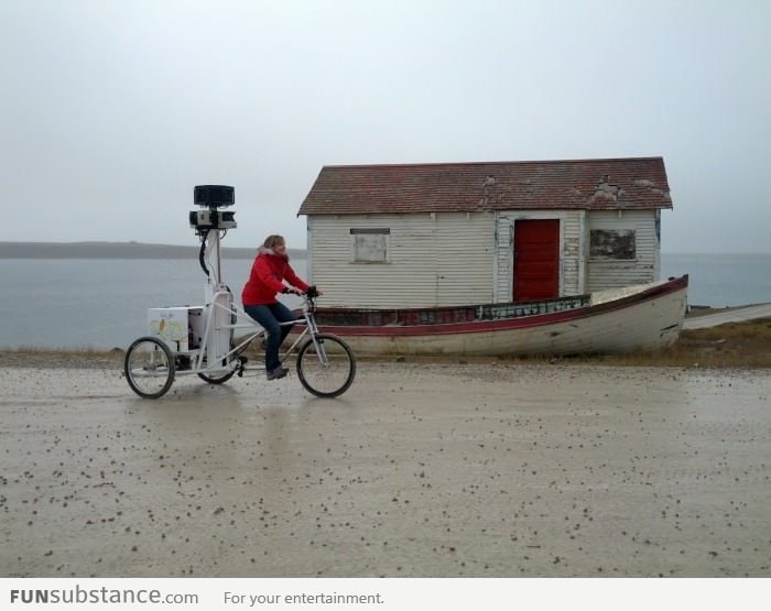 How Google gets street view data in the Arctic