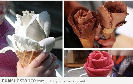 Flowery Ice Cream