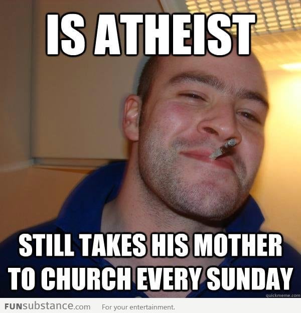 Good guy atheist