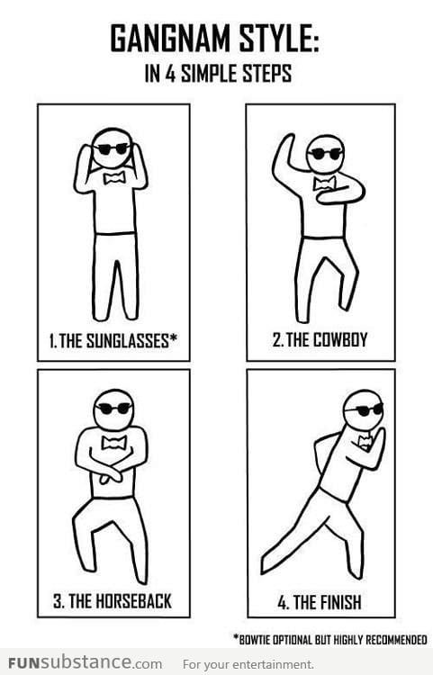 Gangnam Style in Four Simple Steps