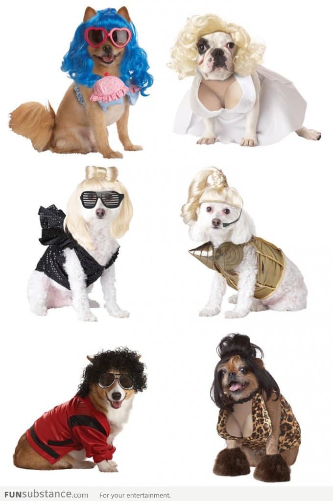 Do you recognize these famous people dog costumes?